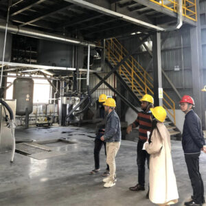 South African customers visit Hanlin Chemical